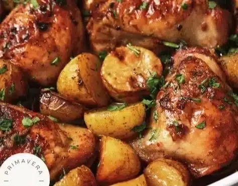 Chicken Thighs with Potatoes | Primavera Kitchen