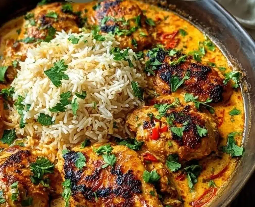 Creamy Peri-Peri Chicken with Rice