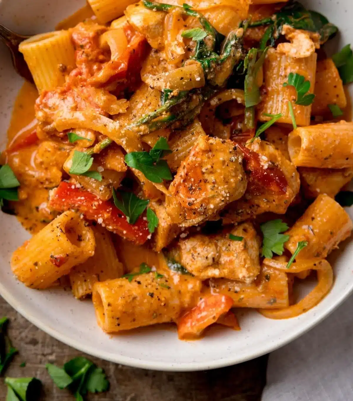 Creamy Tuscan Chicken Pasta | Easy Tuscan Chicken Pasta, Pasta Dinner Recipes, Pasta Dishes