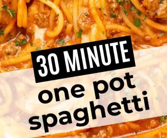 Easy One Pot Spaghetti