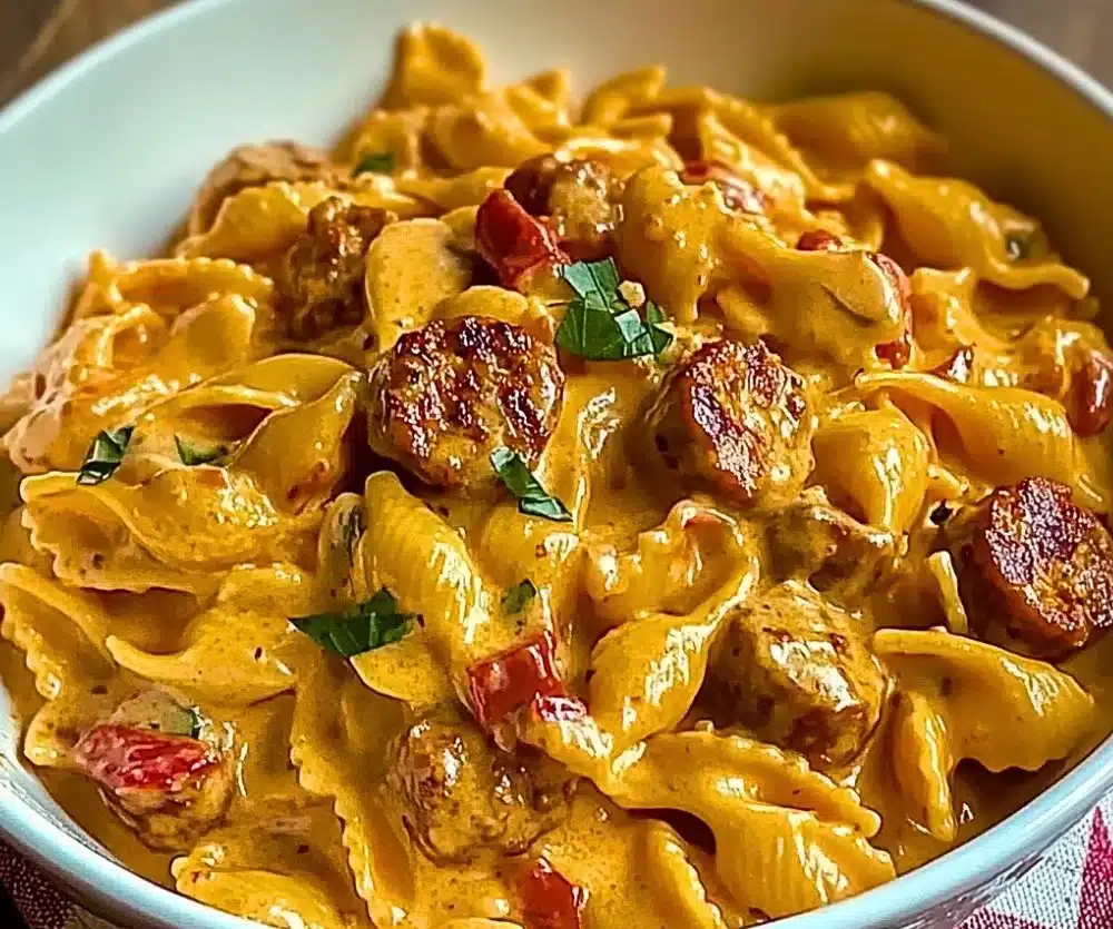 A variety of garlic dinner recipes including pasta and sausage dishes.