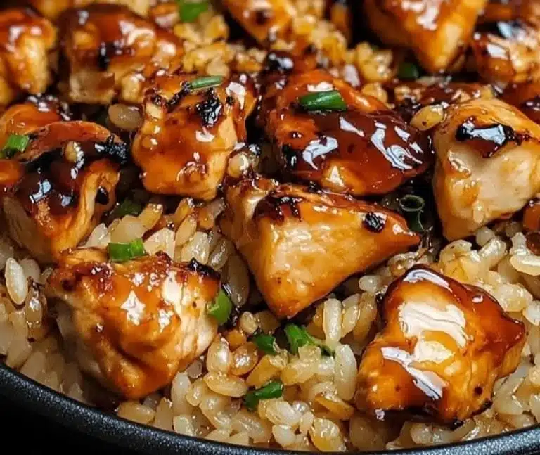 Honey BBQ Chicken Rice - CookTune