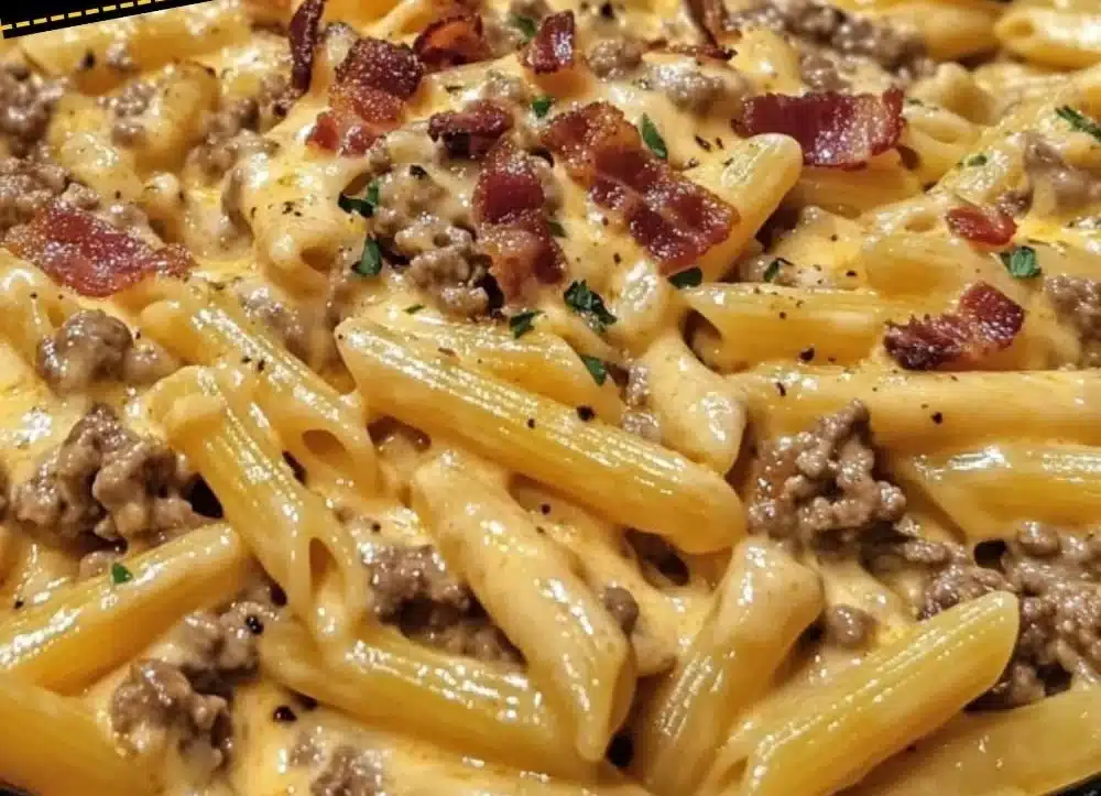 Loaded Bacon Cheeseburger Pasta Recipe