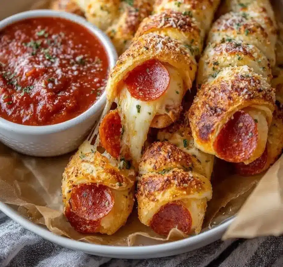 Pepperoni Pizza Roll Breadsticks