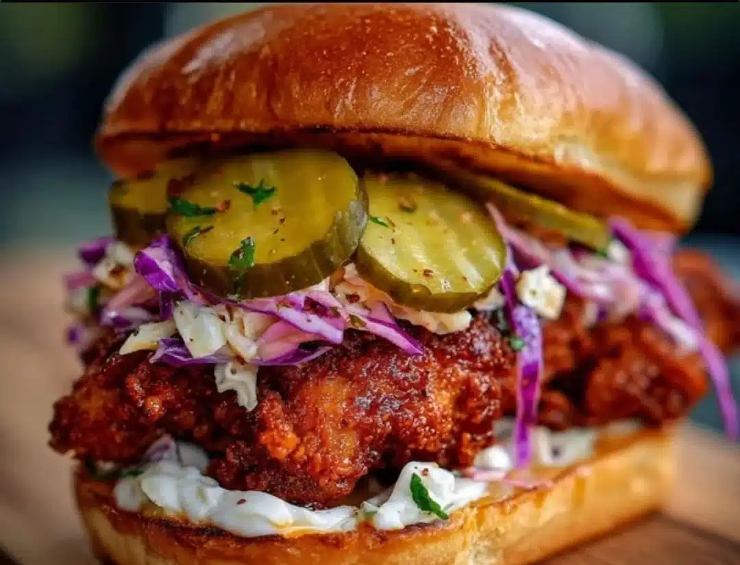 Spicy Nashville Hot Chicken Sandwich – Fiery, Savory & Irresistible