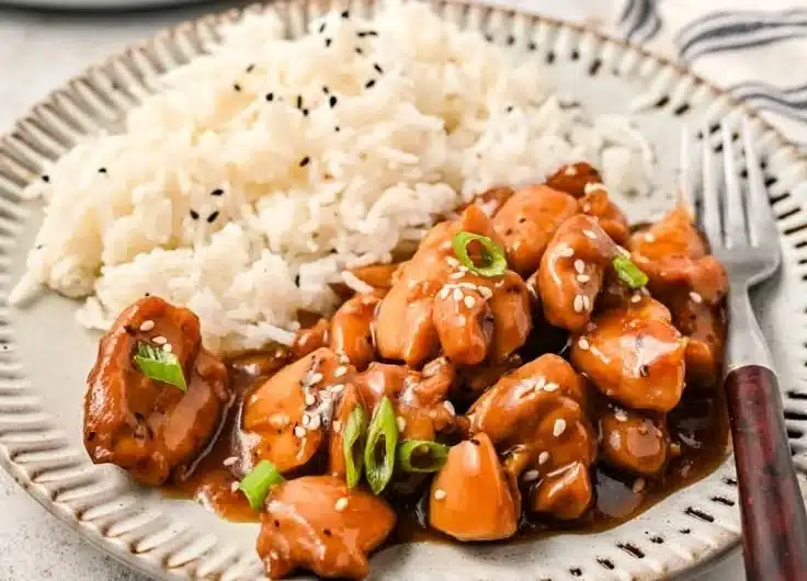 Stir Fried Bourbon Chicken